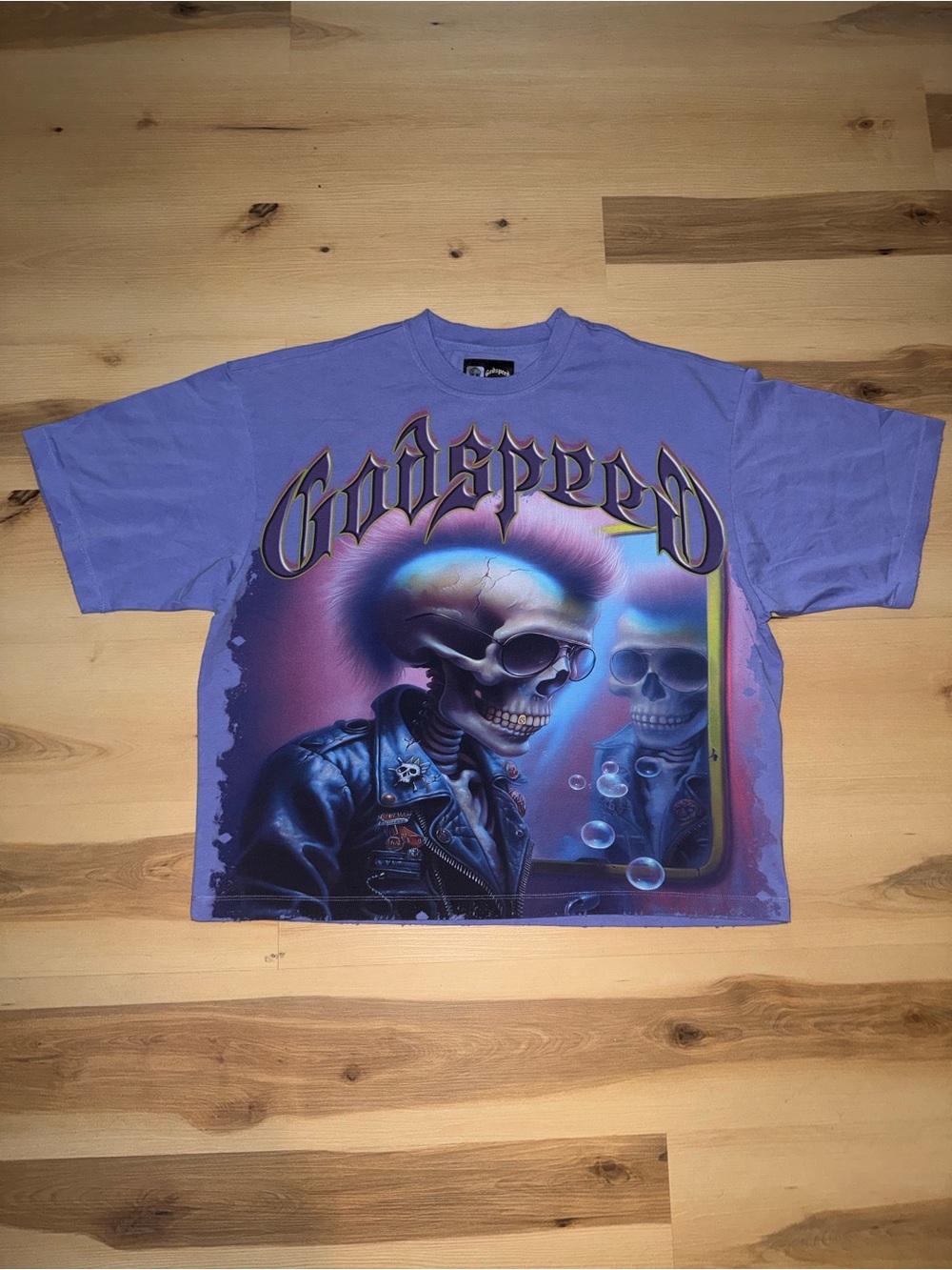 Godspeed Man In The Mirror Washed Purple